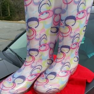 Cute Coach rainboots